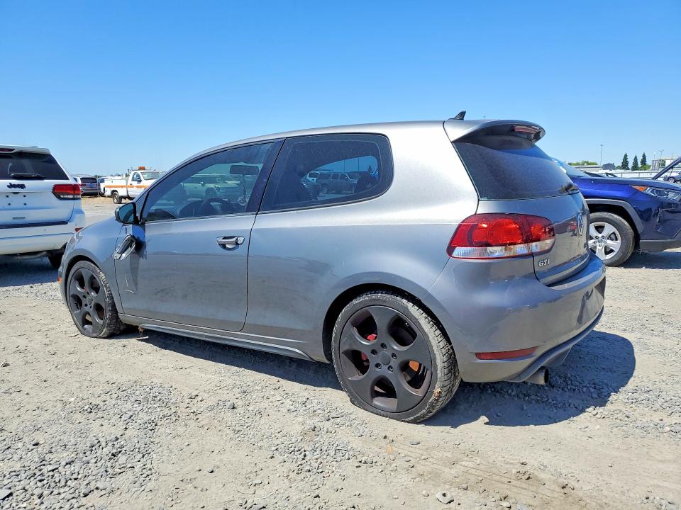 2010 Volkswagen Gti VIN WVWFV7AJ7AW166963 COPART salvage auction — WATER/FLOOD, Ca - Salvage Certificate, sold $15 on 2026-07-21 (photo 2)