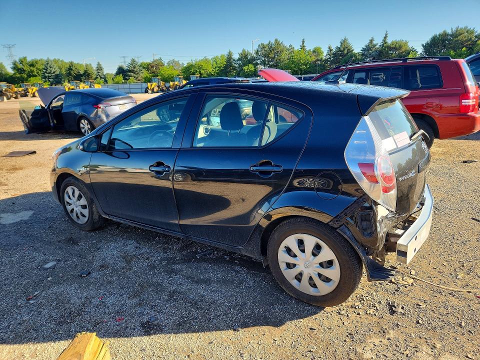 2012 Toyota Prius VIN JTDKDTB35C1525981 COPART salvage auction — REAR END, Il - Salvage Certificate, sold $1,150 on 2026-07-14 (photo 2)