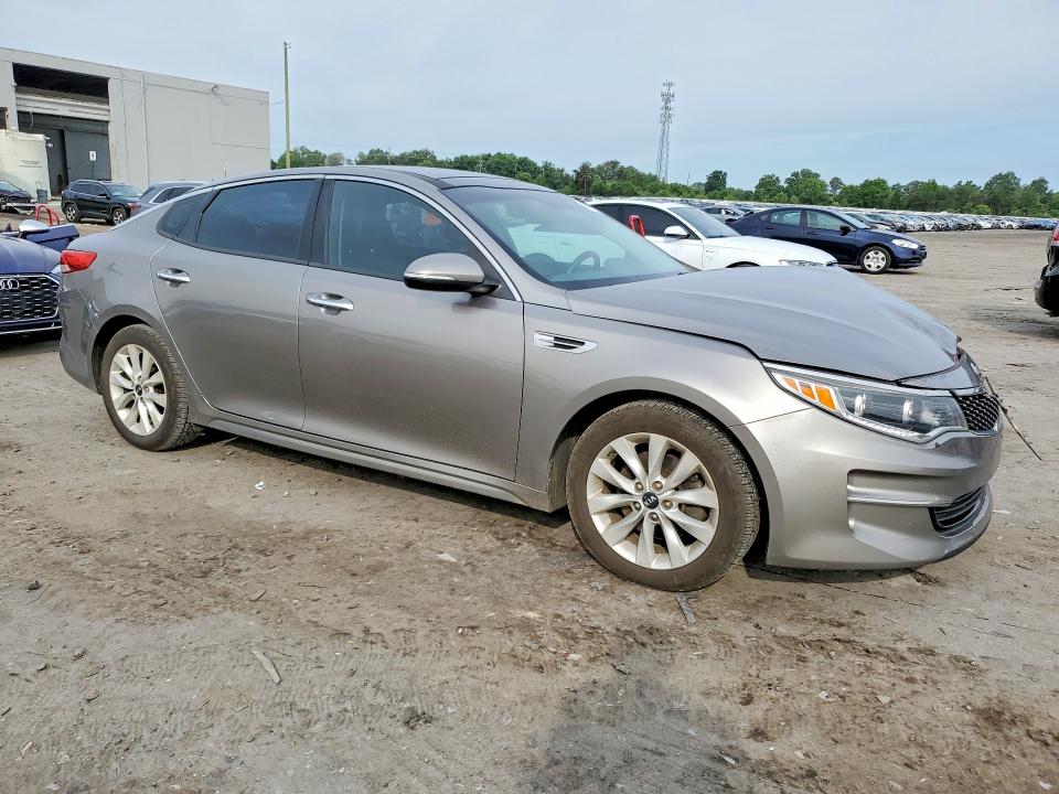2016 Kia Optima VIN 5XXGU4L31GG084760 COPART salvage auction — FRONT END, Va - Certificate Of Title, sold $650 on 2026-07-22 (photo 4)