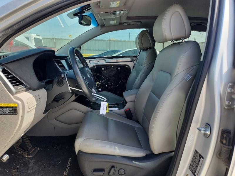 2018 Hyundai Tucson VIN KM8J33A27JU674732 COPART salvage auction — FRONT END, Tx - Salvage Vehicle Title, sold $1,700 on 2026-07-21 (photo 7)