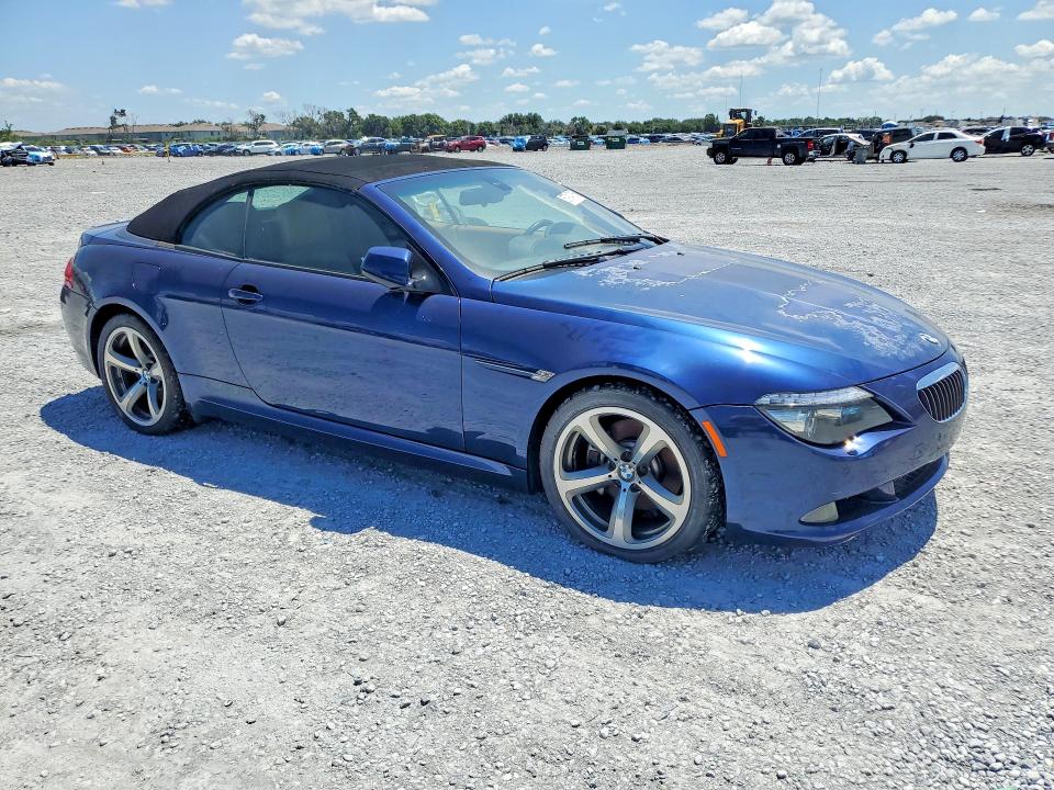 2010 BMW 6 series VIN WBAEB5C56AC225573 COPART salvage auction — SIDE, Fl - Certificate Of Title, sold $2,100 on 2026-07-10 (photo 4)