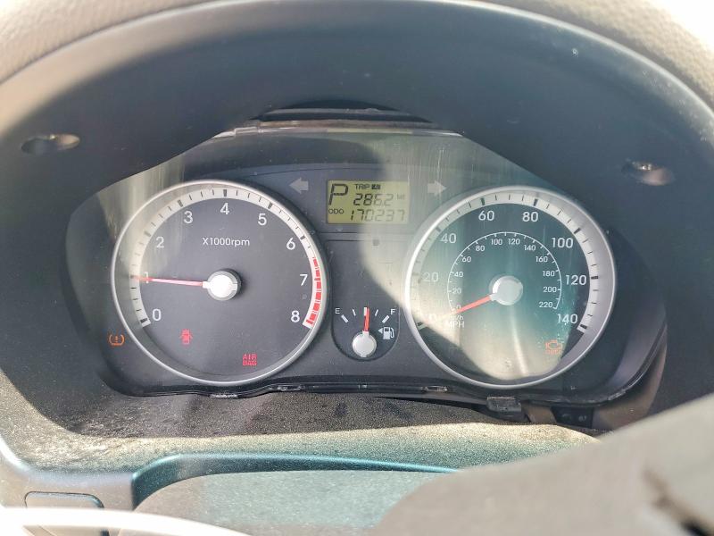 2009 Hyundai Accent VIN KMHCN46C89U284373 COPART salvage auction — FRONT END, Ca - Junk Receipt, sold $60 on 2026-07-10 (photo 9)