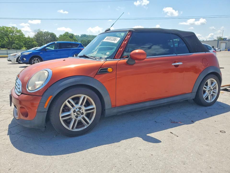 2011 Mini Cooper VIN WMWZN3C53BT133061 COPART salvage auction — NORMAL WEAR, Tn - Certificate Of Title, sold $175 on 2026-07-27 (photo 1)