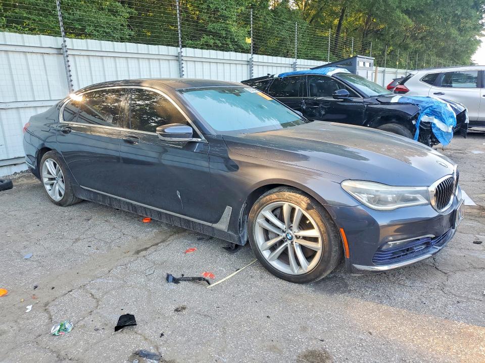 2016 BMW 7er VIN WBA7F0C51GGL99651 COPART salvage auction — SIDE, TX - CERTIFICATE OF TITLE, sold $1,500 on 2026-08-14 (photo 4)