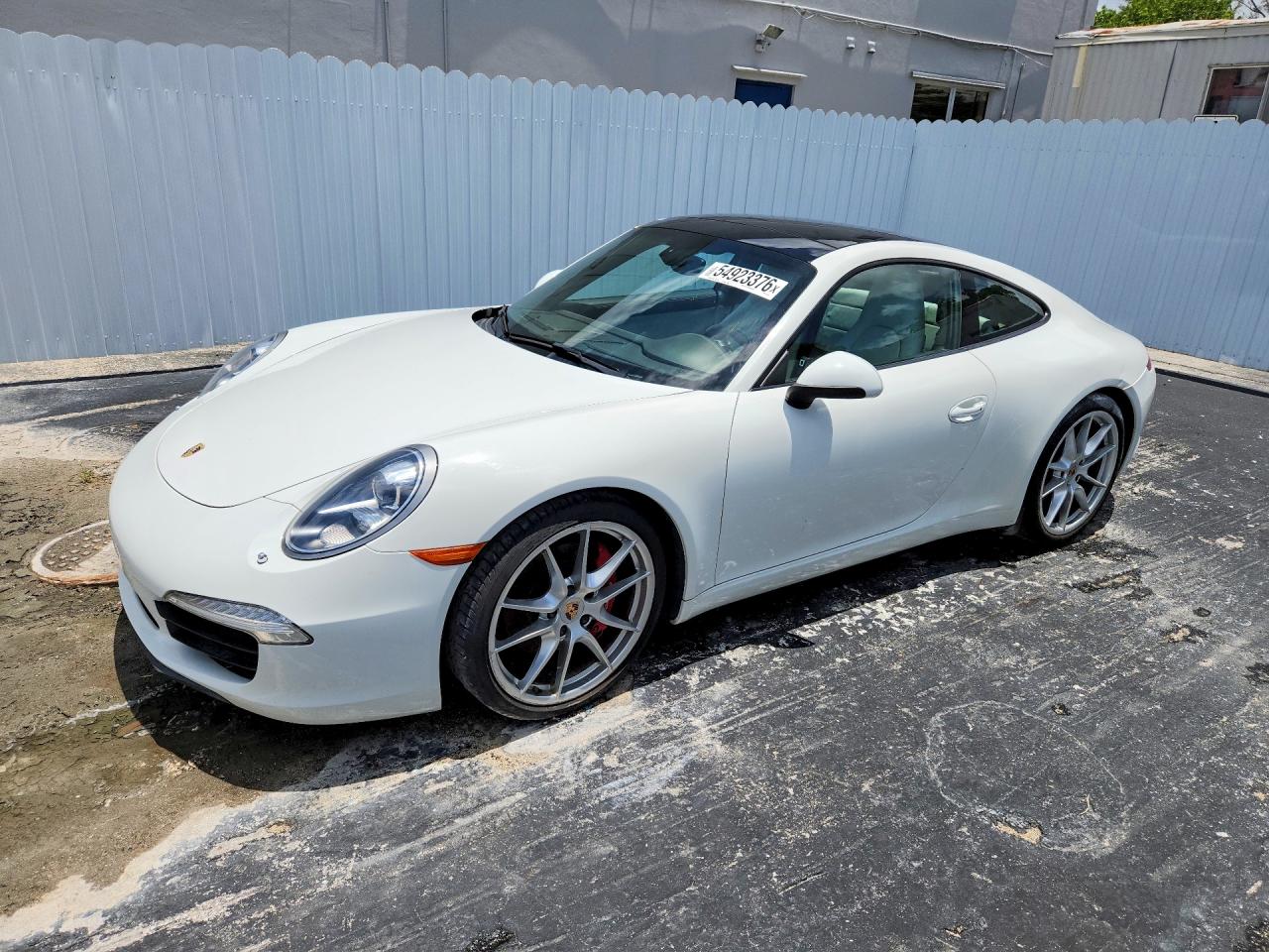 2013 Porsche 911 VIN WP0AB2A98DS123143 COPART salvage auction — Water/Flood, TN - NON-REPAIRABLE CERTIFICATE, sold $19,300 on 2024-11-20 (photo 1)