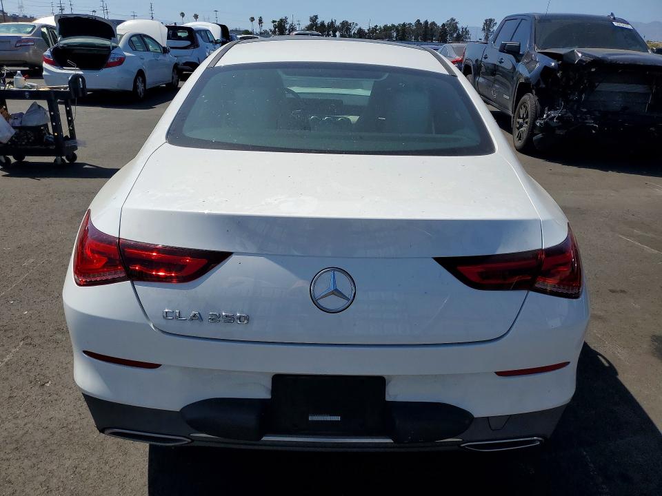 2020 Mercedes-benz Cla-klasse VIN W1K5J4GB4LN089912 COPART salvage auction — FRONT END, Ca - Salvage Certificate, sold $8,200 on 2026-07-08 (photo 6)