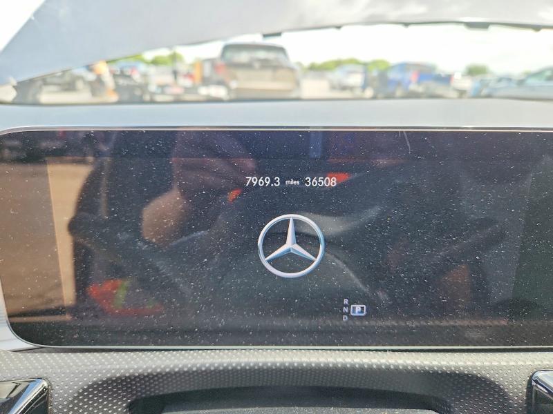 2022 Mercedes-benz Cla-klasse VIN W1K5J4HB6NN322738 COPART salvage auction — FRONT END, Tx - Certificate Of Title, sold $8,300 on 2026-08-20 (photo 9)