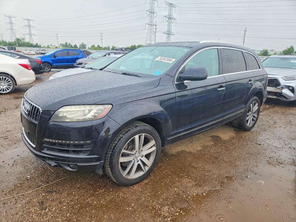 2012 Audi Q7 VIN WA1LGAFE4CD009647 COPART salvage auction — REAR END, Il - Salvage Certificate, sold $700 on 2026-07-23 (photo 1)