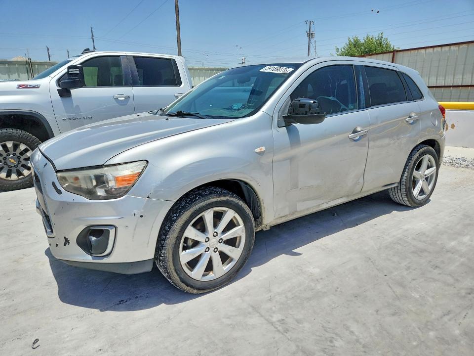 2014 Mitsubishi Outlander sport VIN 4A4AP4AU4EE019503 COPART salvage auction — SIDE, Tx - Certificate Of Title, sold $225 on 2026-07-09 (photo 1)