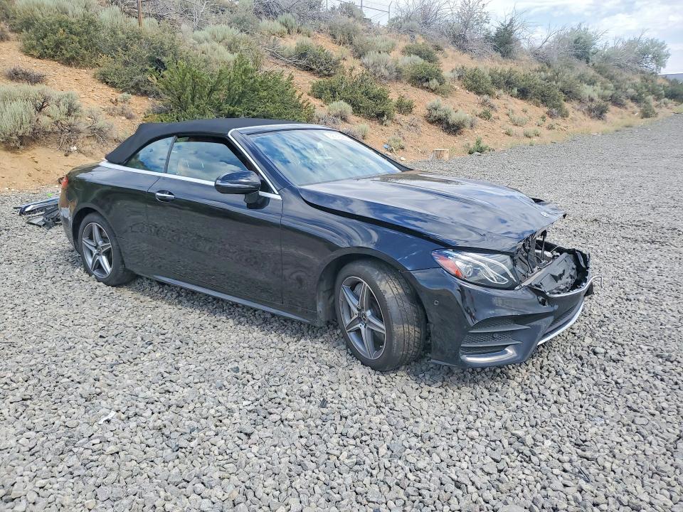 2018 Mercedes-benz E-klasse VIN WDD1K6GB8JF047452 COPART salvage auction — FRONT END, Nv - Salvage Title, sold $8,800 on 2026-07-30 (photo 4)