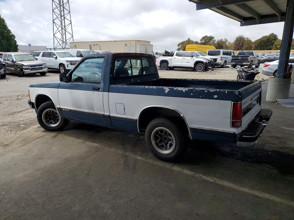 1992 Chevrolet S truck VIN 1GCCS14Z4N8159862 COPART salvage auction — MINOR DENT/SCRATCHES, Ca - Dlr/Dis/Exp Only Salvage Title, sold $625 on 2026-07-02 (photo 2)