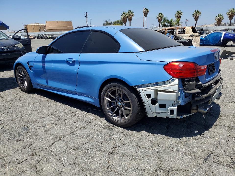 2016 BMW M4 VIN WBS3U9C55GP970157 COPART salvage auction — REAR END, CA - SALVAGE CERTIFICATE, sold $21,400 on 2026-08-27 (photo 2)