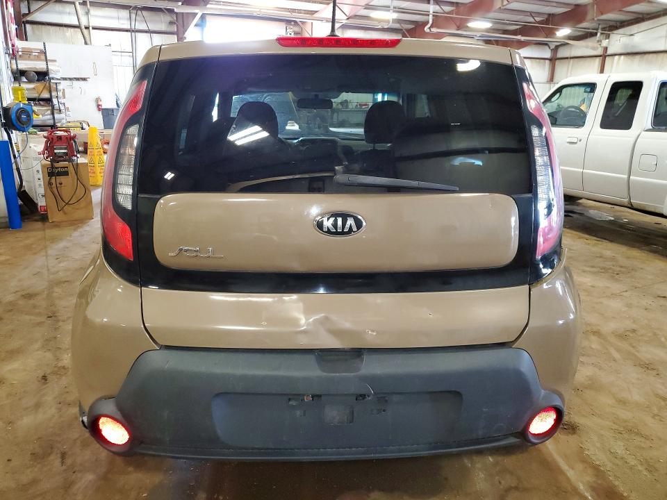 2015 Kia Soul VIN KNDJN2A27F7231978 COPART salvage auction — FRONT END, MI - CERTIFICATE OF TITLE, sold $500 on 2026-07-31 (photo 6)
