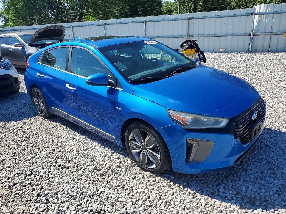 2018 Hyundai Ioniq VIN KMHC85LC1JU063770 COPART salvage auction — REAR END, Wv - Certificate Of Title, sold $3,500 on 2026-07-24 (photo 4)