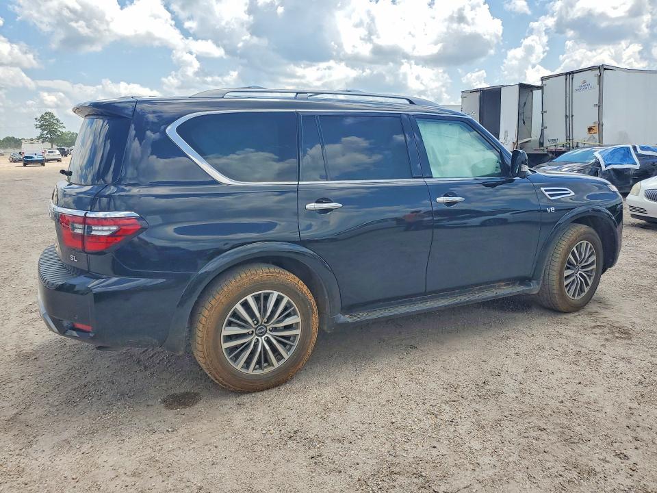 2021 Nissan Armada VIN JN8AY2BC1M9146977 COPART salvage auction — FRONT END, Al - Cert Of Title-Salvage Title, sold $11,700 on 2026-07-16 (photo 3)