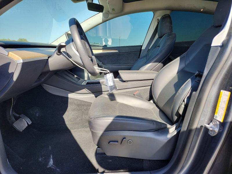 2023 Tesla Model y VIN 7SAYGDEE5PA027538 COPART salvage auction — REAR END, Ca - Salvage Certificate, sold $8,200 on 2026-07-02 (photo 7)