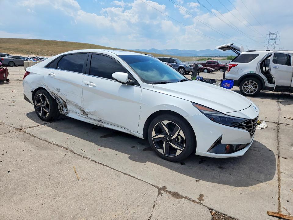 2021 Hyundai Elantra VIN 5NPLP4AG1MH014171 COPART salvage auction — SIDE, FL - CERTIFICATE OF DESTRUCTION, sold $5,500 on 2026-07-27 (photo 4)