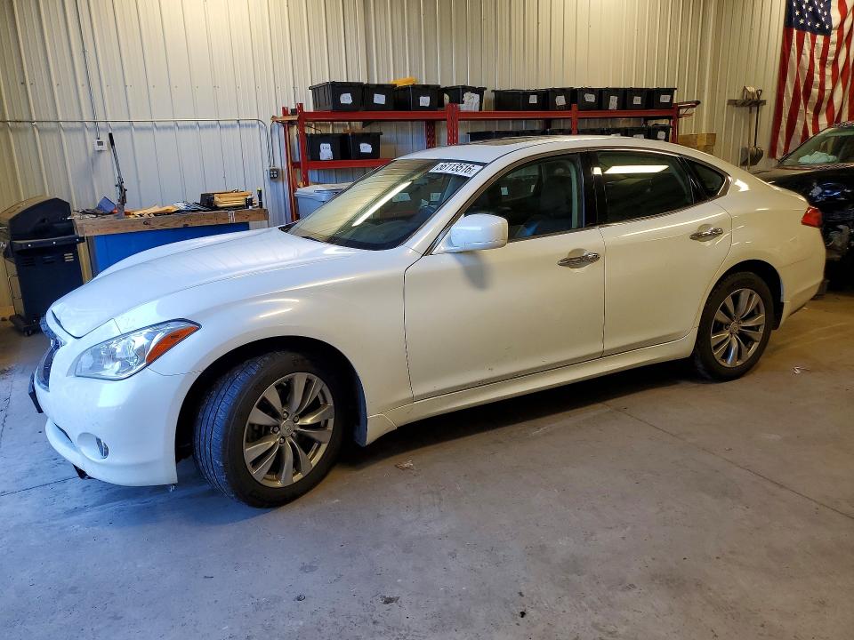 2013 Infiniti M VIN JN1BY1AR0DM600832 COPART salvage auction — FRONT END, Mn - Cert Of Title-Prior Salvage, sold $3,300 on 2026-07-14 (photo 1)