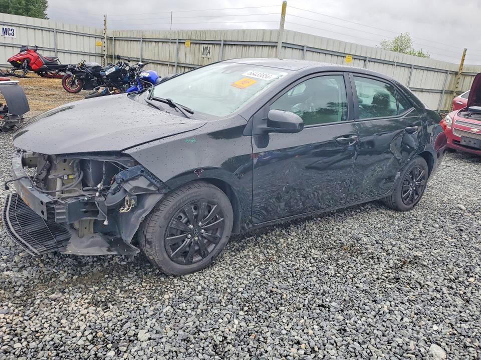 2017 Toyota Corolla VIN 5YFBURHE1HP641645 COPART salvage auction — FRONT END, Wa - Bill Of Sale, sold $2,650 on 2026-07-16 (photo 1)