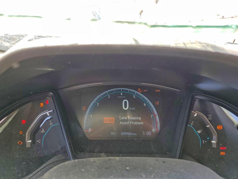 2020 Honda Civic VIN 19XFC2F68LE216554 COPART salvage auction — FRONT END, Ca - Lien Papers-Salvage Or Ac, sold $1,550 on 2026-07-02 (photo 9)