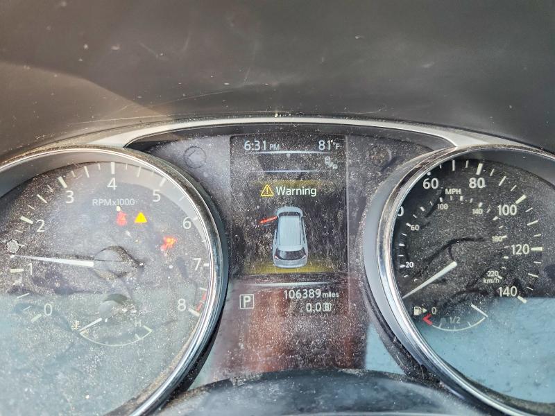2016 Nissan Rogue VIN KNMAT2MVXGP621809 COPART salvage auction — FRONT END, Va - Certificate Of Title, sold $250 on 2026-07-21 (photo 9)