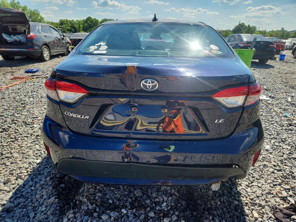 2022 Toyota Corolla VIN 5YFEPMAEXNP345536 COPART salvage auction — FRONT END, GA - CERT OF TITLE-SALVAGE, sold $1,050 on 2026-07-28 (photo 6)