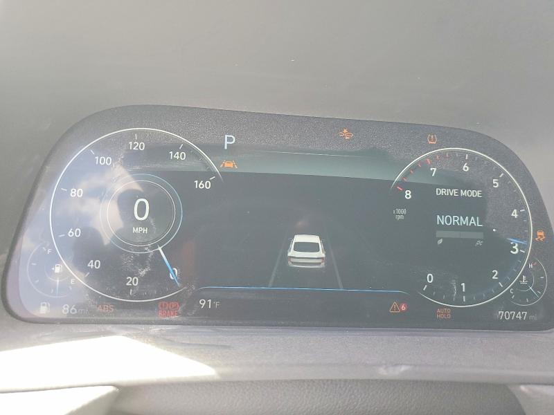 2022 Hyundai Sonata VIN KMHL44J28NA240936 COPART salvage auction — REAR END, Fl - Cert Of Title Slvg Rebuildable, sold $4,100 on 2026-07-28 (photo 9)