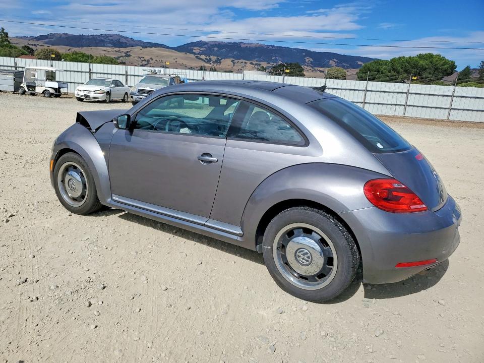 2012 Volkswagen Beetle VIN 3VWJX7ATXCM658036 COPART salvage auction — FRONT END, Ca - Salvage Certificate, sold $425 on 2026-07-02 (photo 2)