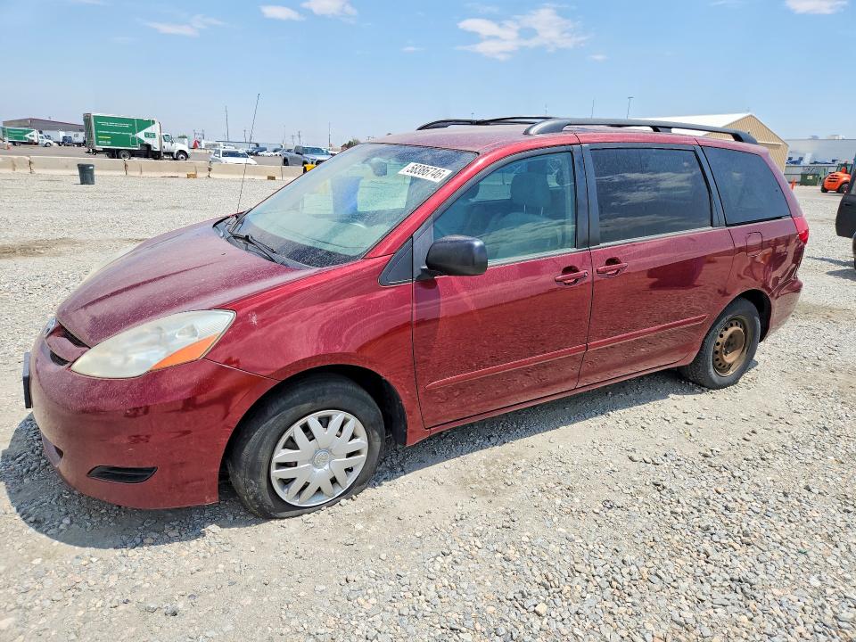 2008 Toyota Sienna VIN 5TDZK23C48S160359 COPART salvage auction — FRONT END, Ia - Dis/Dlr/Exp Only Clean Title, sold $450 on 2026-07-16 (photo 1)