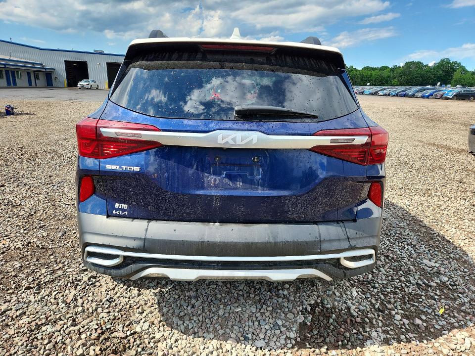 2023 Kia Seltos VIN KNDEUCA20P7371060 COPART salvage auction — HAIL, Salvage Title, sold $8,800 on 2026-08-17 (photo 6)