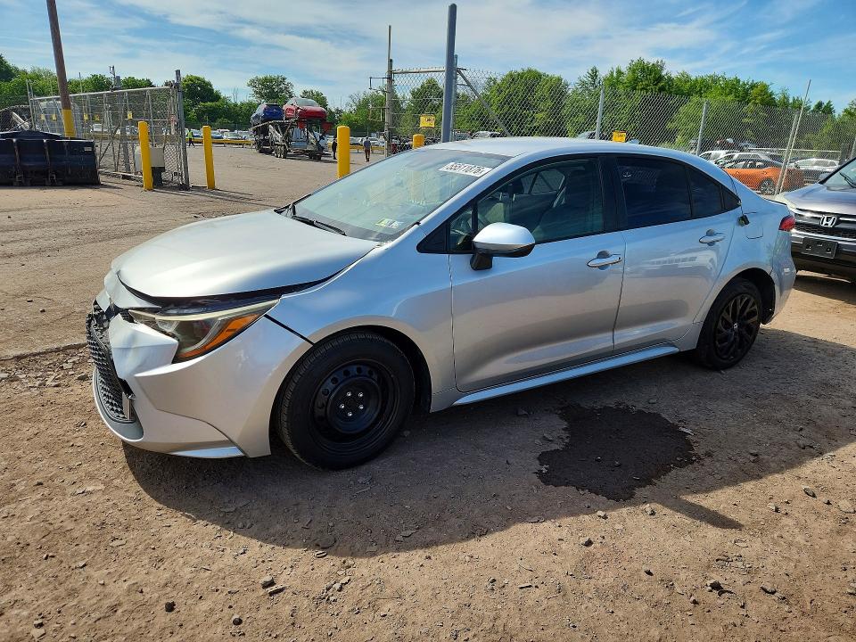 2020 Toyota Corolla VIN JTDEPRAE7LJ068729 COPART salvage auction — REAR END, Pa - Certificate Of Salvage, sold $3,150 on 2026-07-15 (photo 1)