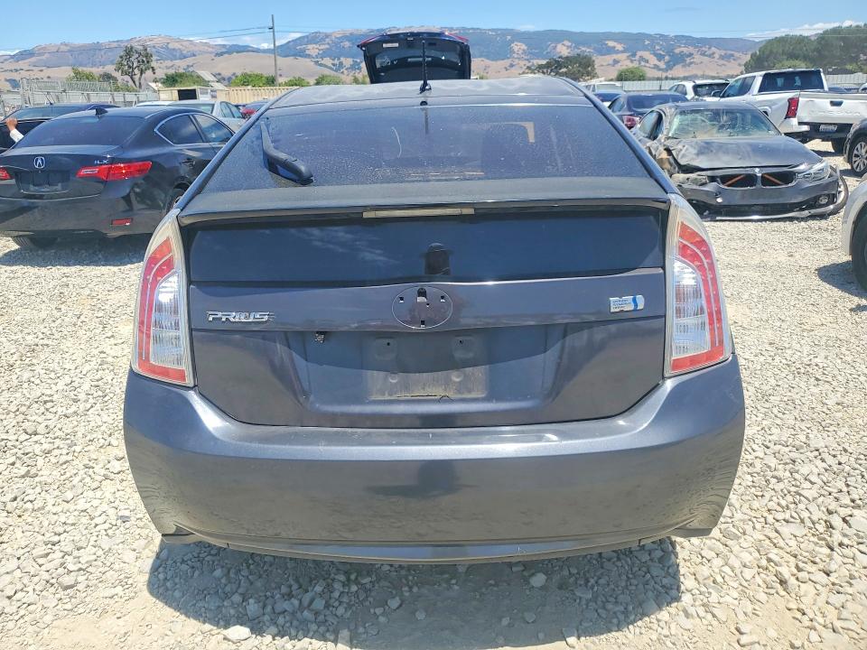 2013 Toyota Prius VIN JTDKN3DU0D5608733 COPART salvage auction — FRONT END, Ca - Salvage Certificate, sold $60 on 2026-07-28 (photo 6)