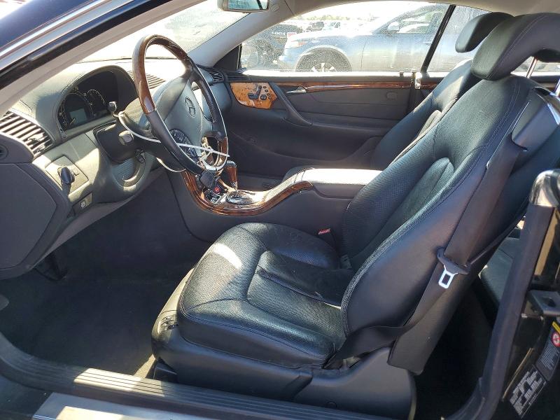 2002 Mercedes-benz Cl-klasse VIN WDBPJ75J72A029657 COPART salvage auction — FRONT END, Nv - Salvage Title, sold $125 on 2026-07-07 (photo 7)