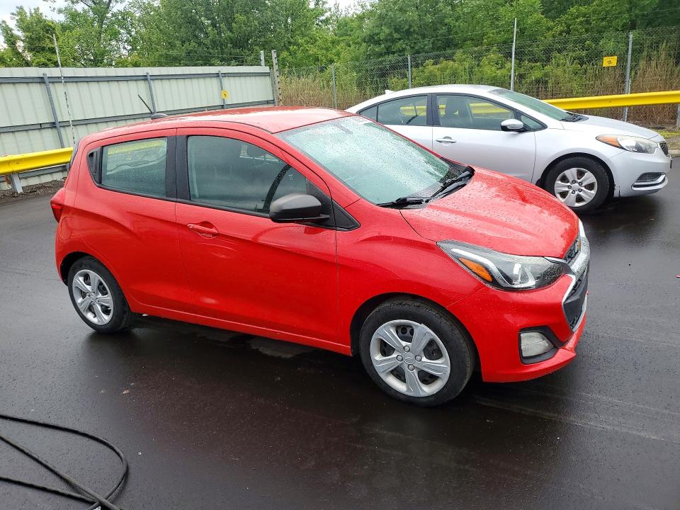 2020 Chevrolet Spark VIN KL8CB6SA9LC414258 COPART salvage auction — MINOR DENT/SCRATCHES, Mi - Certificate Of Title, sold $2,200 on 2026-07-03 (photo 4)