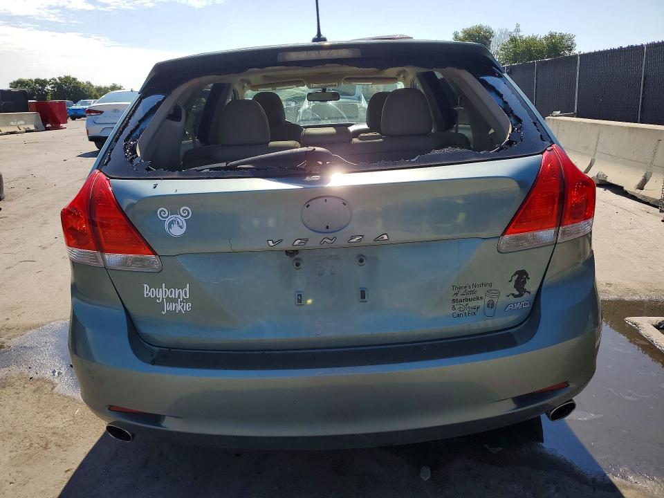 2011 Toyota Venza VIN 4T3BK3BB6BU050077 COPART salvage auction — FRONT END, FL - CERT OF TITLE SLVG REBUILDABLE, sold $2,850 on 2026-07-02 (photo 6)