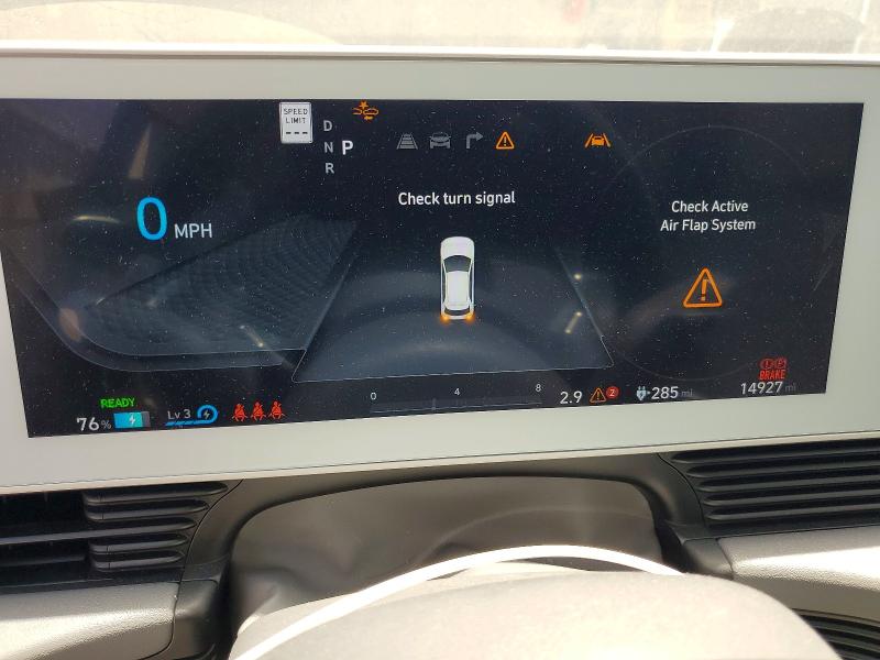 2024 Hyundai Ioniq VIN KM8KR4DE0RU318231 COPART salvage auction — REAR END, Ca - Salvage Certificate, sold $8,400 on 2026-07-27 (photo 9)