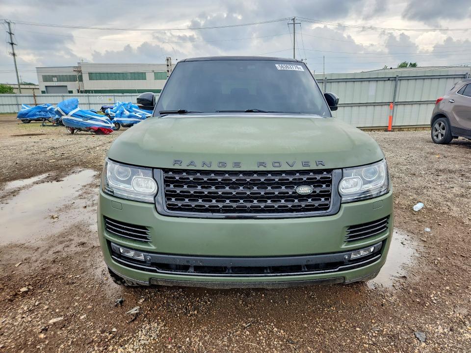 2015 Land rover RANGE ROVER VIN SALGS2VF1FA207963 COPART salvage auction — REAR END, IL - SALVAGE CERTIFICATE, sold $5,100 on 2026-07-15 (photo 5)