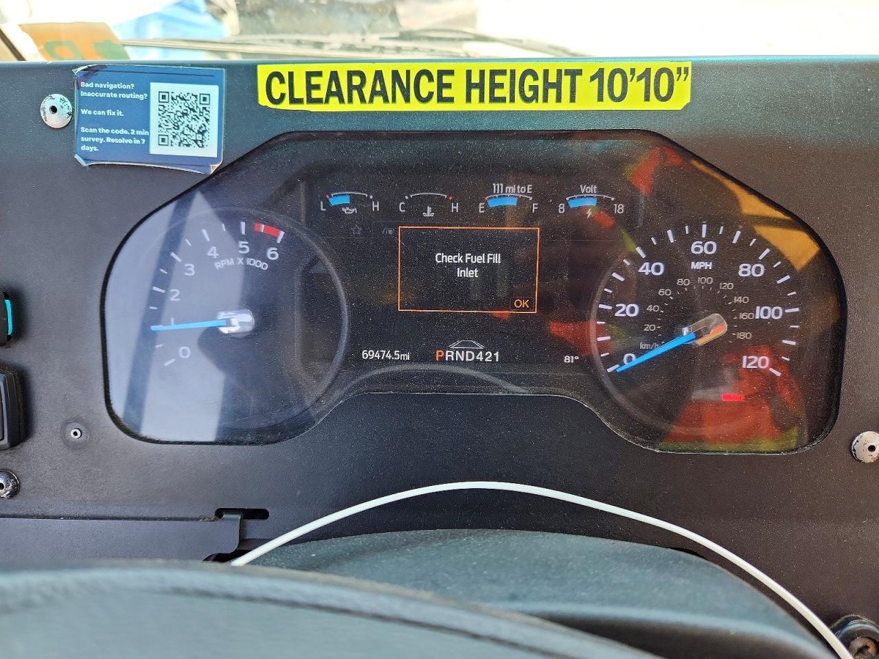2020 Ford F59 VIN 1F65F5KN8L0A05352 COPART salvage auction — Front End, CA - DIS/DLR/EXP ONLY CLEAN TITLE, sold $18,400 on 2026-06-30 (photo 9)