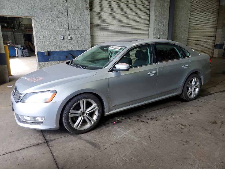 2013 Volkswagen Passat VIN 1VWBN7A39DC038842 COPART salvage auction — SIDE, Mn - Cert Of Title-Prior Salvage, sold $625 on 2026-07-28 (photo 1)