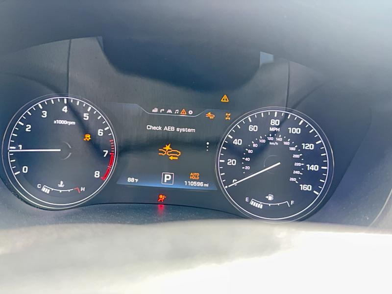 2017 Genesis G80 VIN KMHGN4JE0HU210311 COPART salvage auction — DAMAGE HISTORY, Nc - Salvage Cert-Rebuilt (P), sold $9,900 on 2026-07-08 (photo 8)