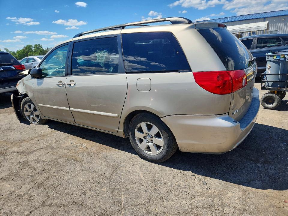 2006 Toyota Sienna VIN 5TDZA23C46S506734 COPART salvage auction — FRONT END, PA - CERTIFICATE OF SALVAGE, sold $175 on 2026-07-21 (photo 2)