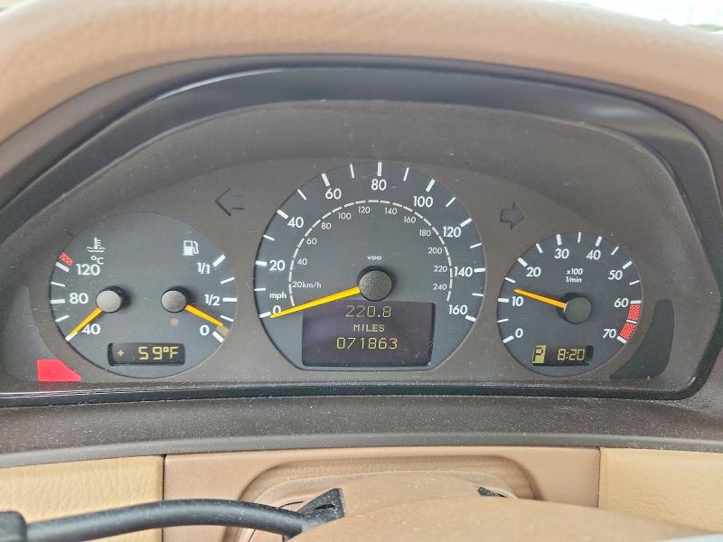 2000 Mercedes-benz E-klasse VIN WDBJF65J7YB026908 COPART salvage auction — REAR END, Il - Salvage Certificate, sold $1,900 on 2026-07-16 (photo 9)