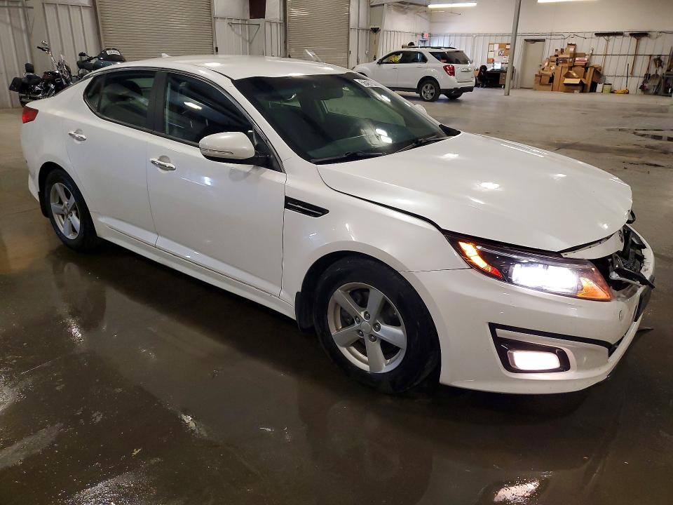 2015 Kia Optima VIN KNAGM4A7XF5596619 COPART salvage auction — FRONT END, Mn - Cert Of Title-Prior Salvage, sold $225 on 2026-07-28 (photo 4)