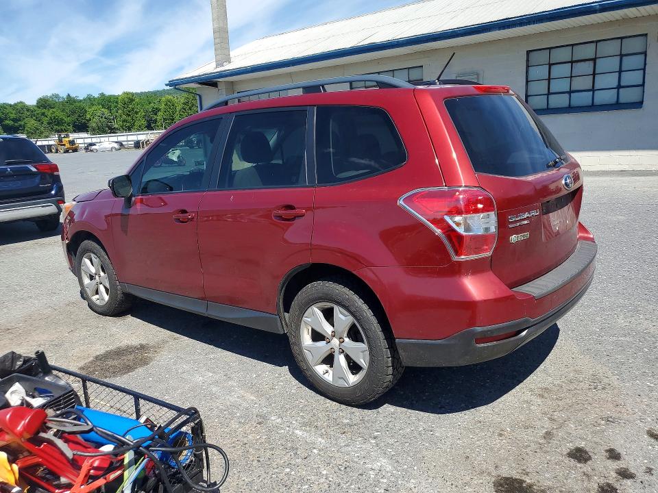 2015 Subaru Forester VIN JF2SJAGC1FH572640 COPART salvage auction — FRONT END, Pa - Certificate Of Salvage, sold $575 on 2026-07-14 (photo 2)