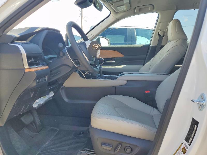 2024 Toyota Highlander VIN 5TDAAAB50RS069250 COPART salvage auction — ROOF, CA - SALVAGE CERTIFICATE, sold $24,400 on 2026-07-29 (photo 7)