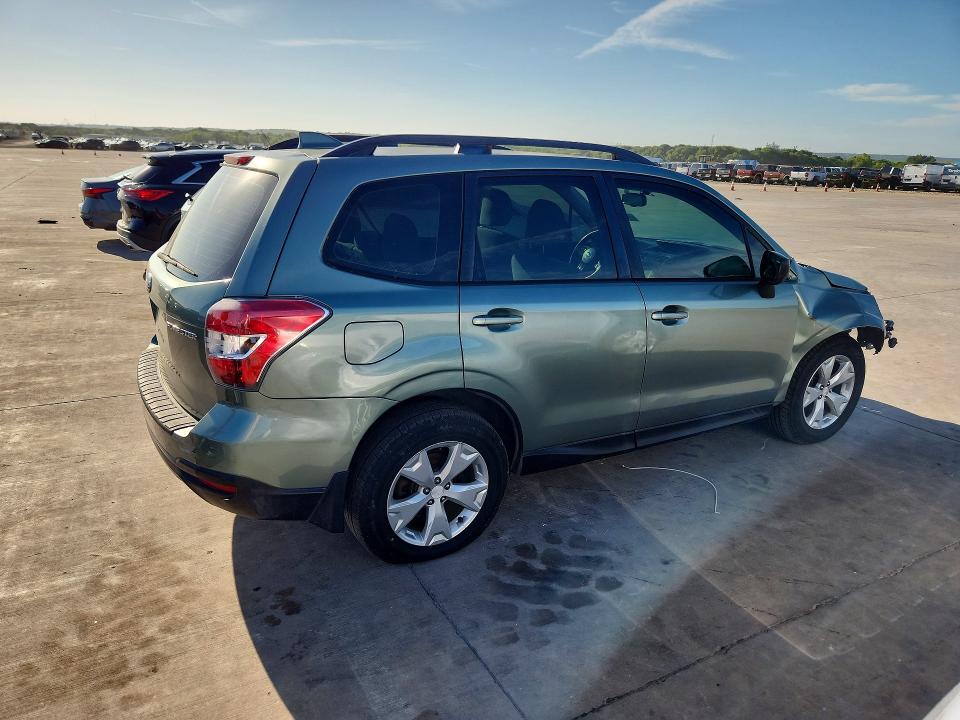 2016 Subaru Forester VIN JF2SJABC7GH440751 COPART salvage auction — FRONT END, Tx - Salvage Vehicle Title, sold $600 on 2026-07-02 (photo 3)