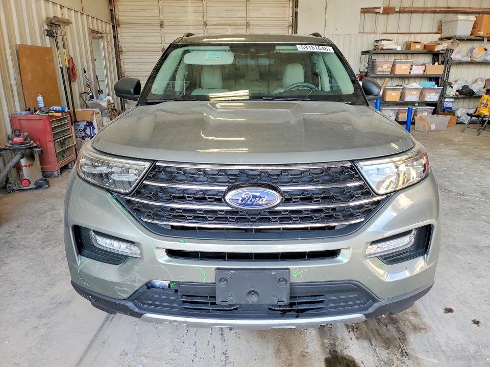 2020 Ford Explorer VIN 1FMSK7DH0LGB35305 COPART salvage auction — REAR END, Tx - Salvage Vehicle Title, sold $8,300 on 2026-08-21 (photo 5)