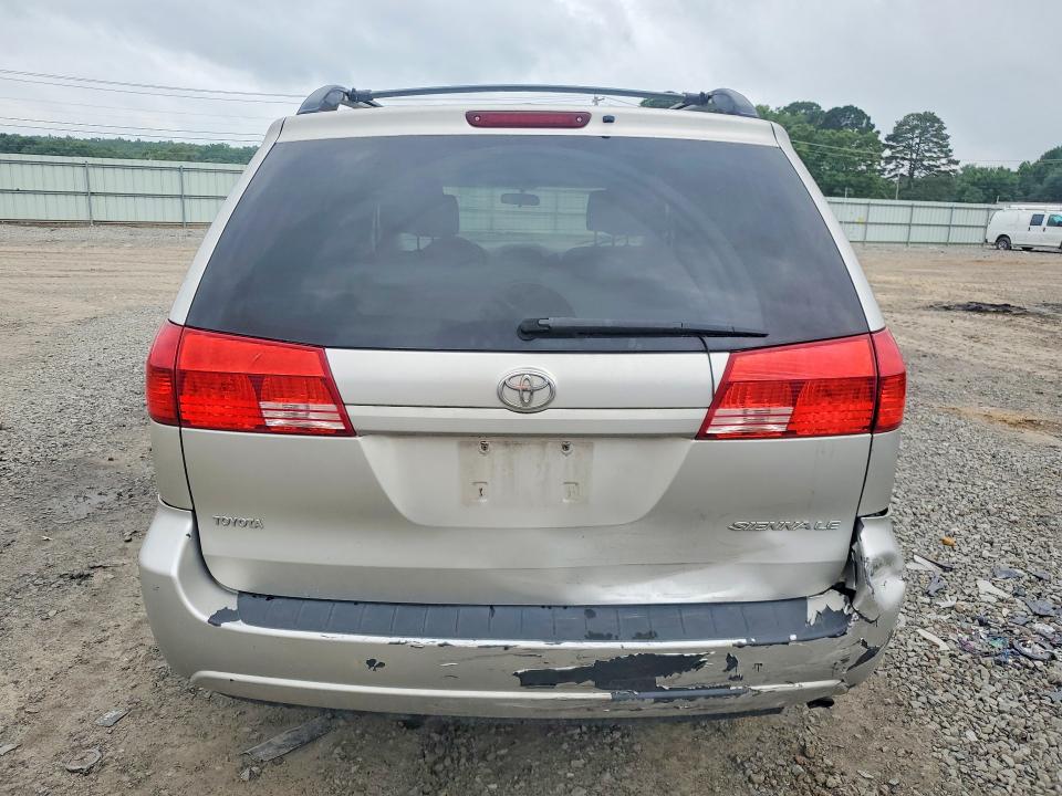 2004 Toyota Sienna VIN 5TDZA23CX4S018210 COPART salvage auction — REAR END, Ar - Cert Of Title-Salvage, sold $425 on 2026-07-27 (photo 6)