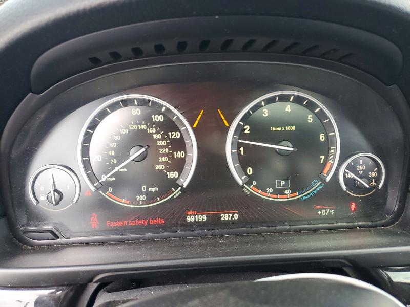 2012 BMW 5er VIN WBAFU9C57CC786955 COPART salvage auction — FRONT END, Pa - Certificate Of Salvage, sold $1,400 on 2026-07-16 (photo 9)