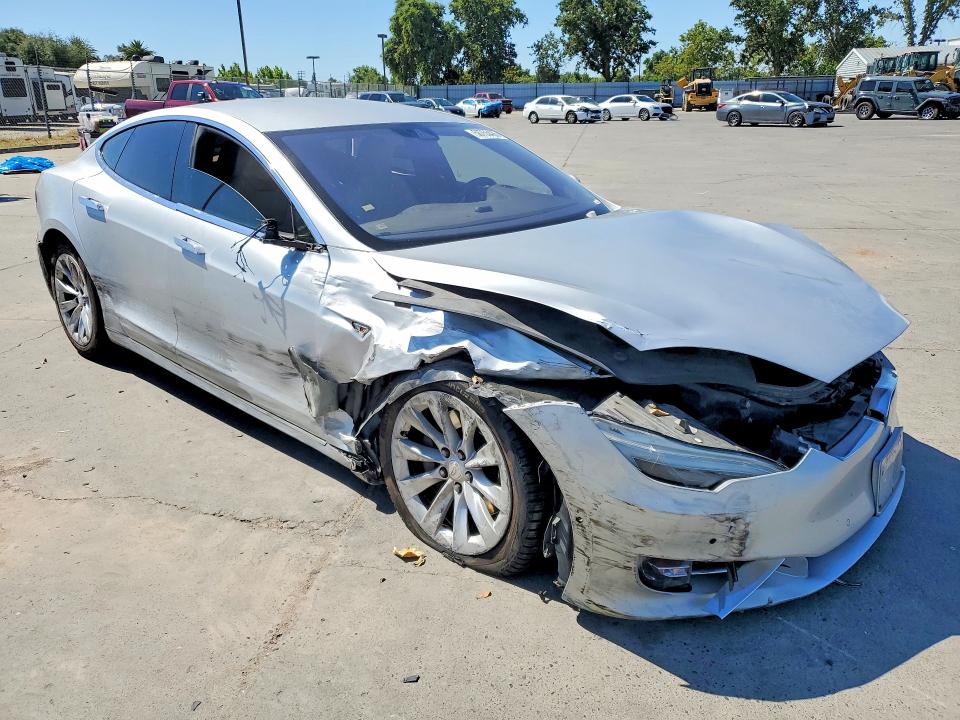 2016 Tesla Model s VIN 5YJSA1E2XGF138968 COPART salvage auction — FRONT END, Ca - Salvage Certificate, sold $2,100 on 2026-07-13 (photo 4)